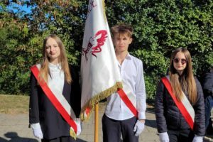 Poczet Sztandarowy na Obchodach upamiętniających wydarzenia historyczne