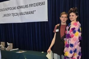 Udział w ogólnopolskim konkursie mody fryzjerskiej w Garwolinie.